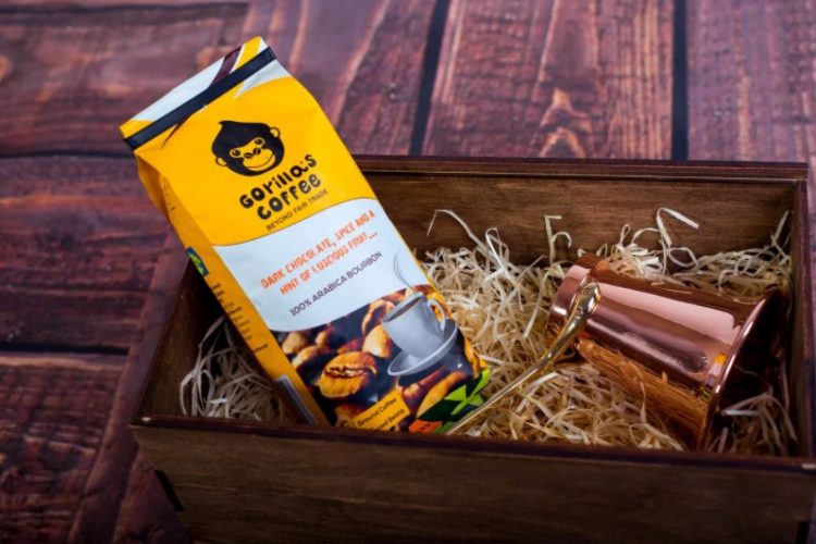Gift sets Gorilla's coffee with Turks